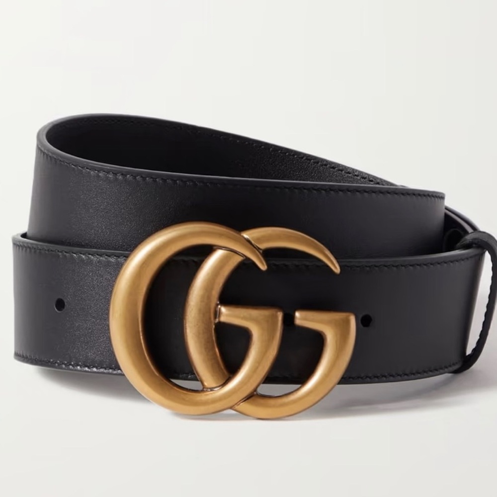 Black Gucci Belt